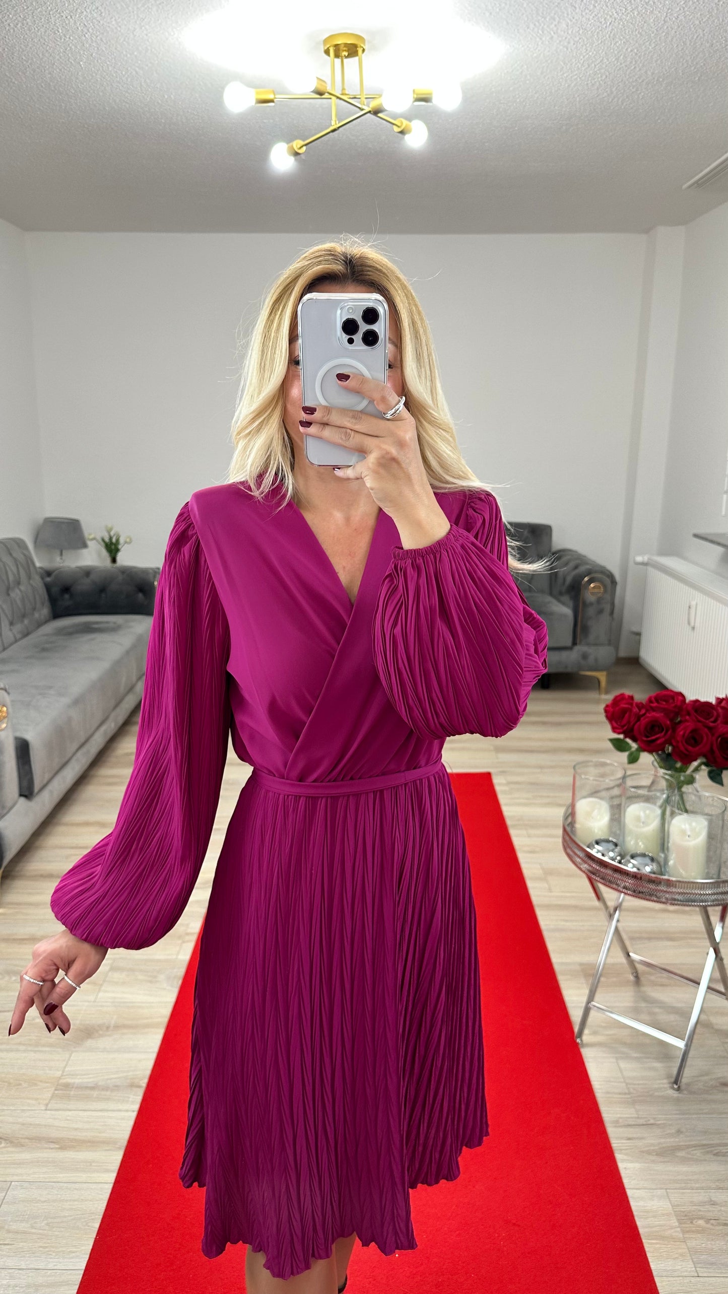 Robe fuchsia