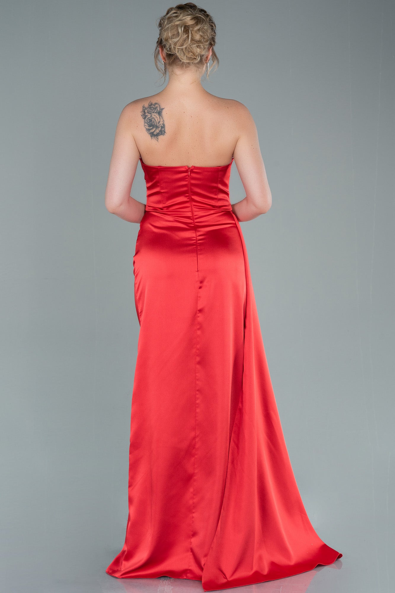 Abendkleid Corsage Rot