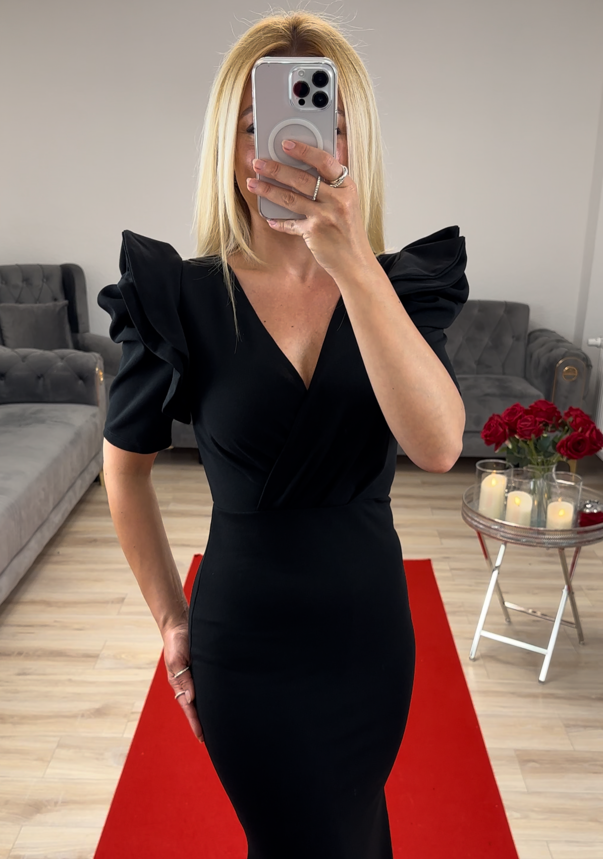 Abendkleid Schwarz