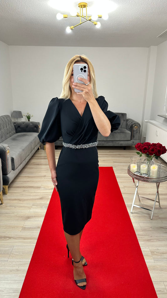 Midi dress black