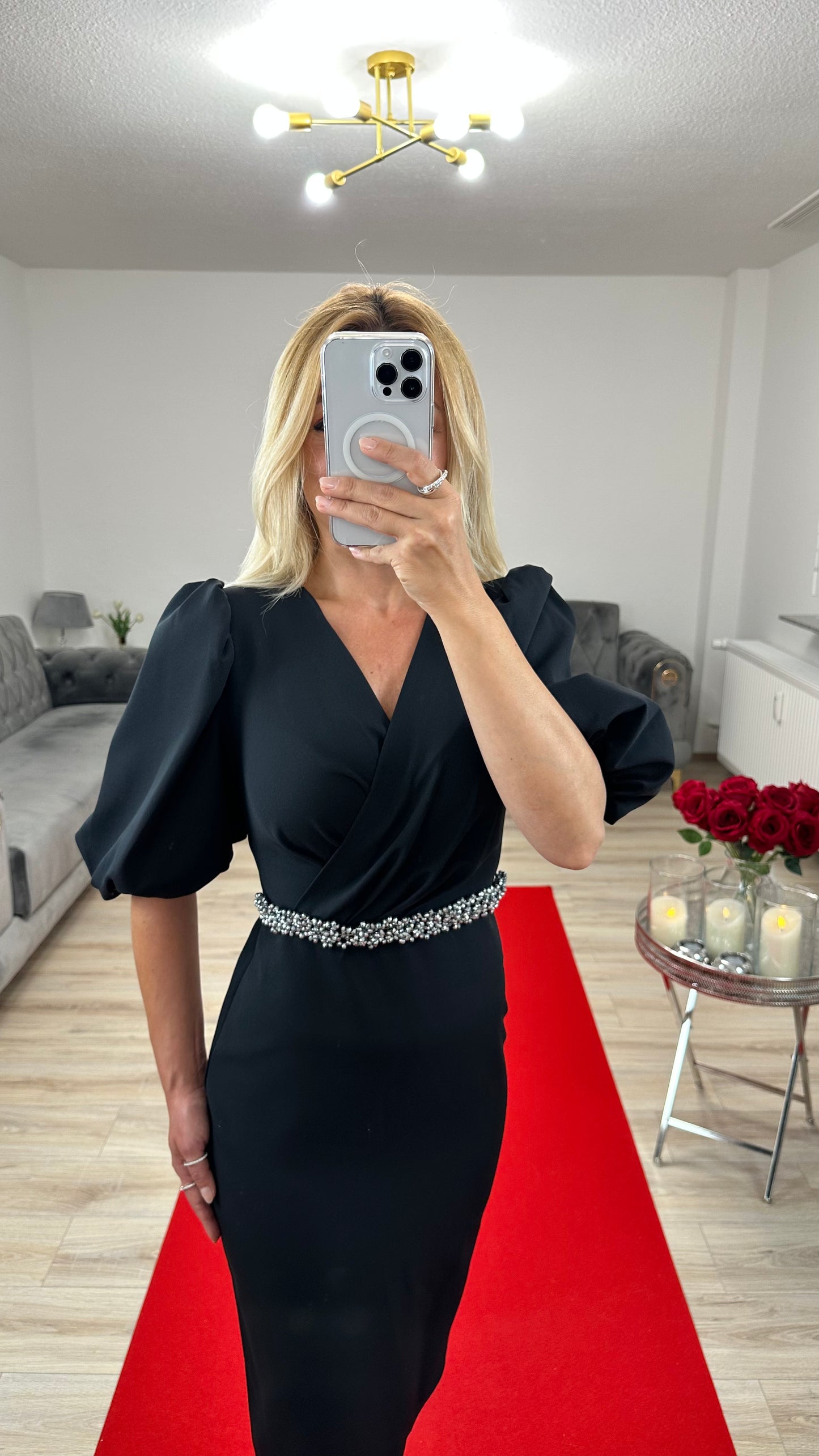 Midi dress black