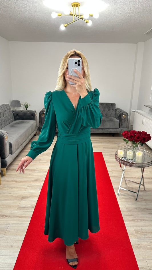 Midi dress green