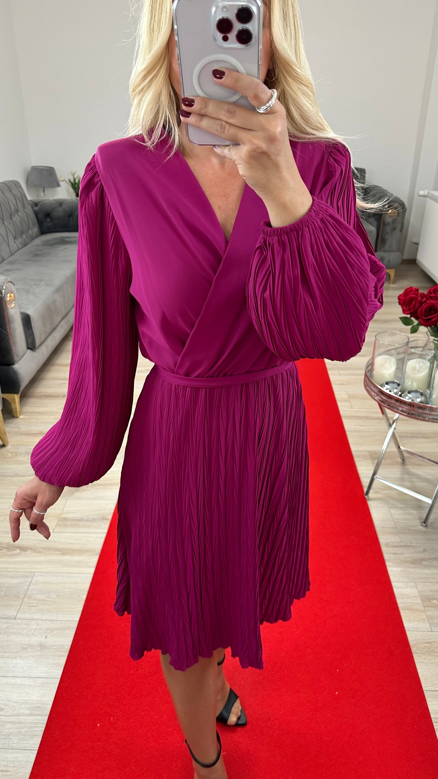 Robe fuchsia