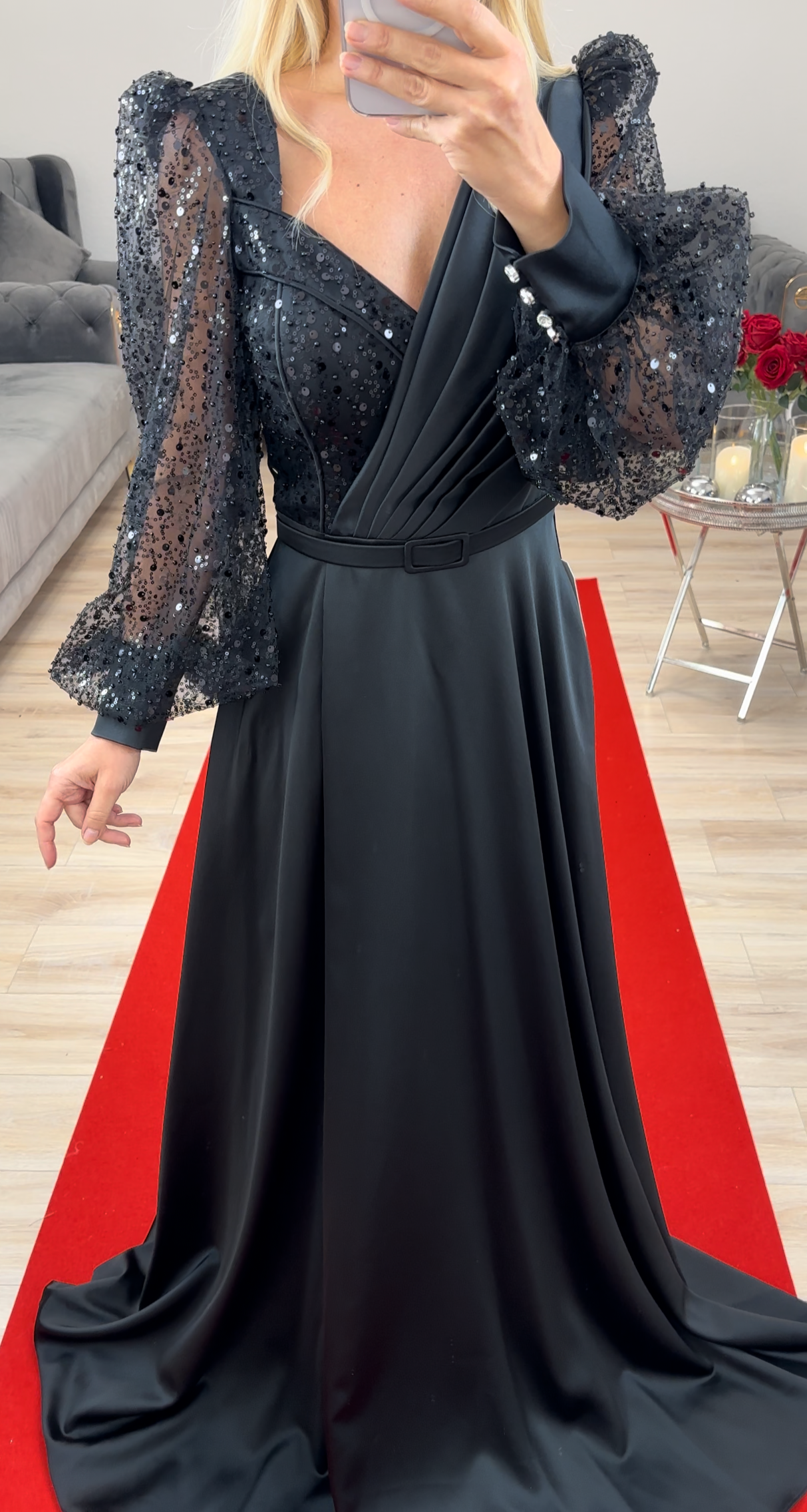 Abendkleid Schwarz