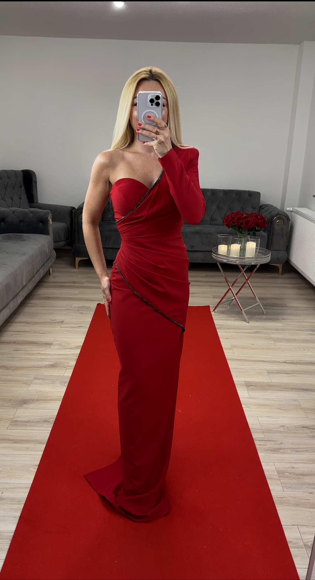 Abendkleid Rot