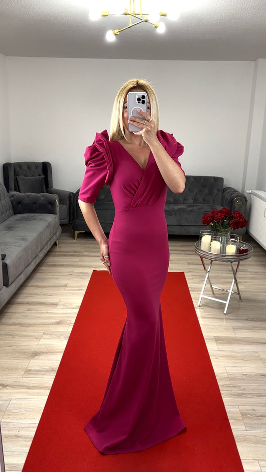 Abendkleid Fuchsia