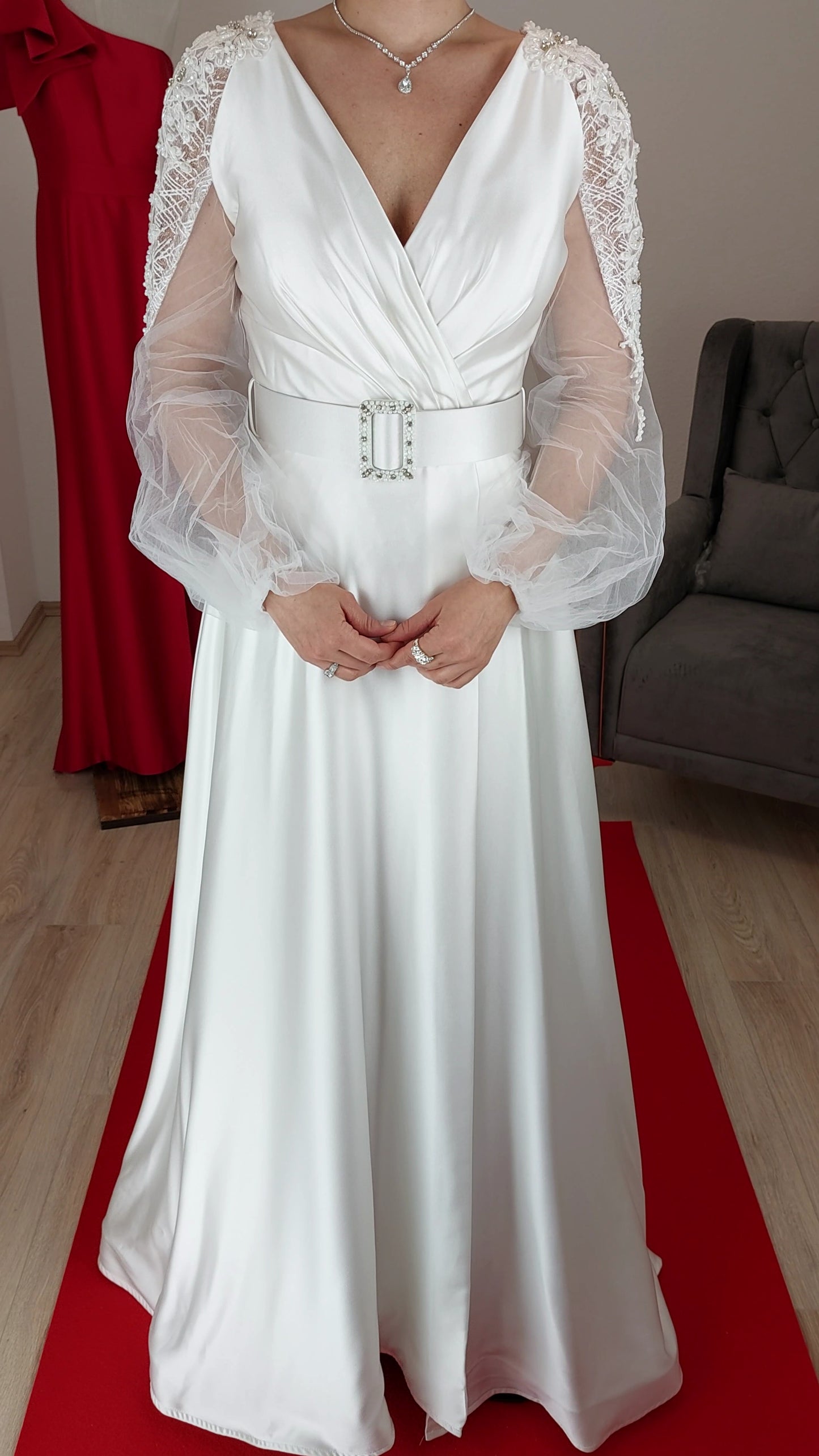 Abendkleid Weiss Standesamt